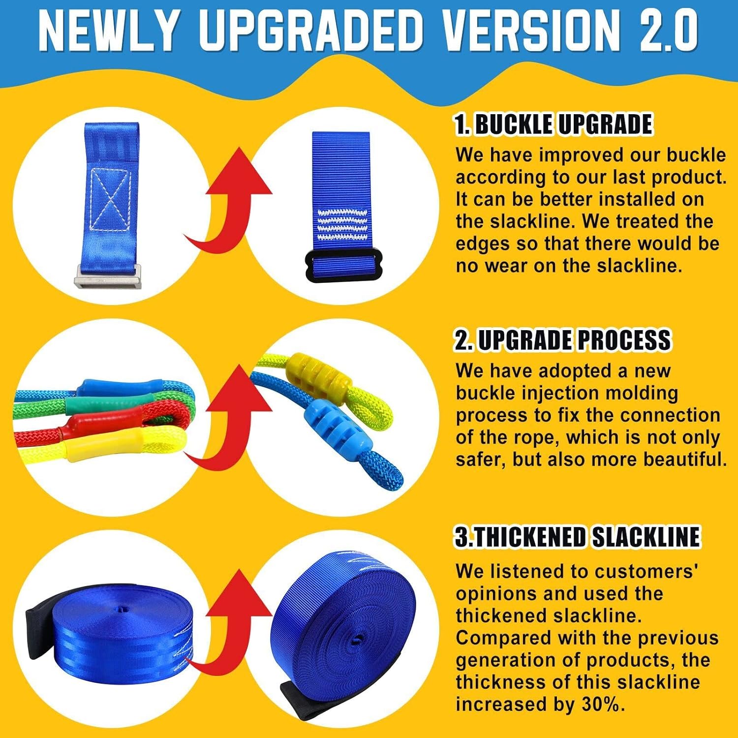 Just.smile Ninja Slackline Ninja Warrior Obstacle Course for Kids-2x52ft with Swing, Rope Ladder,Climbing Bar,Ring,Outdoor Ninja Course Training Equipment Set for Backyard : Toys & Games