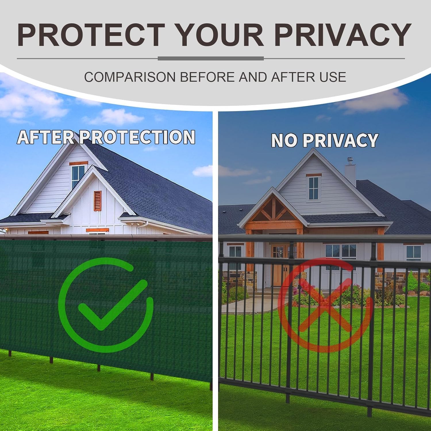 LOVE STORY Pantalla de Privacidad para Balcón 90x500cm con Tela HDPE,（Verde） Toldo para Balcón, Red de Protección con Ojales, Protección UV, Transpirable para Jardín Exterior, Piscina