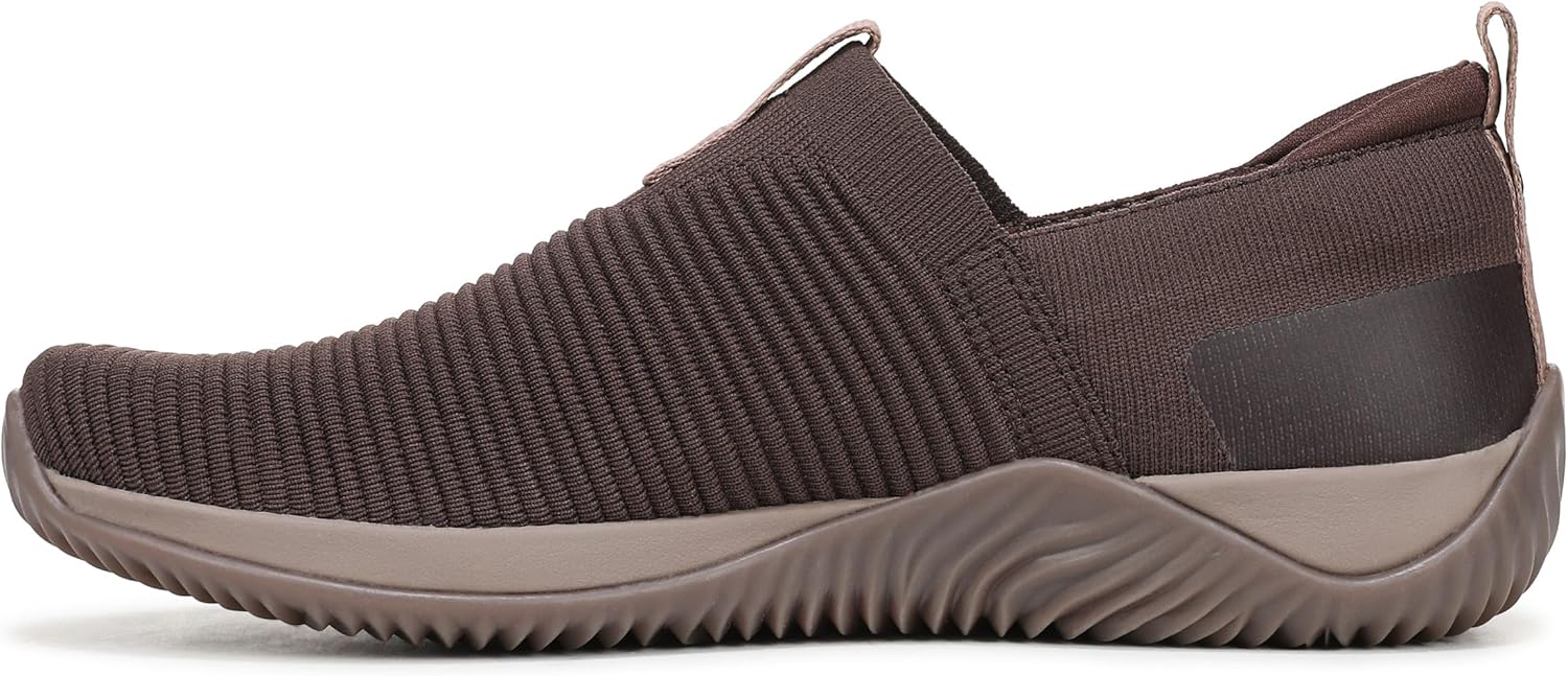 Ryka Women's Echo Knit Slip-On Loafers 8.5 Java Brown Knit Fabric image 8 of 8 B0F39G44VH