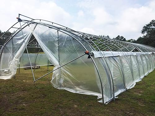 Miniatura 8 de UYGALAXY Motores enrollables de película de invernadero con interruptor de límite (2 paquetes) + caja de juntas de controlador de transformador