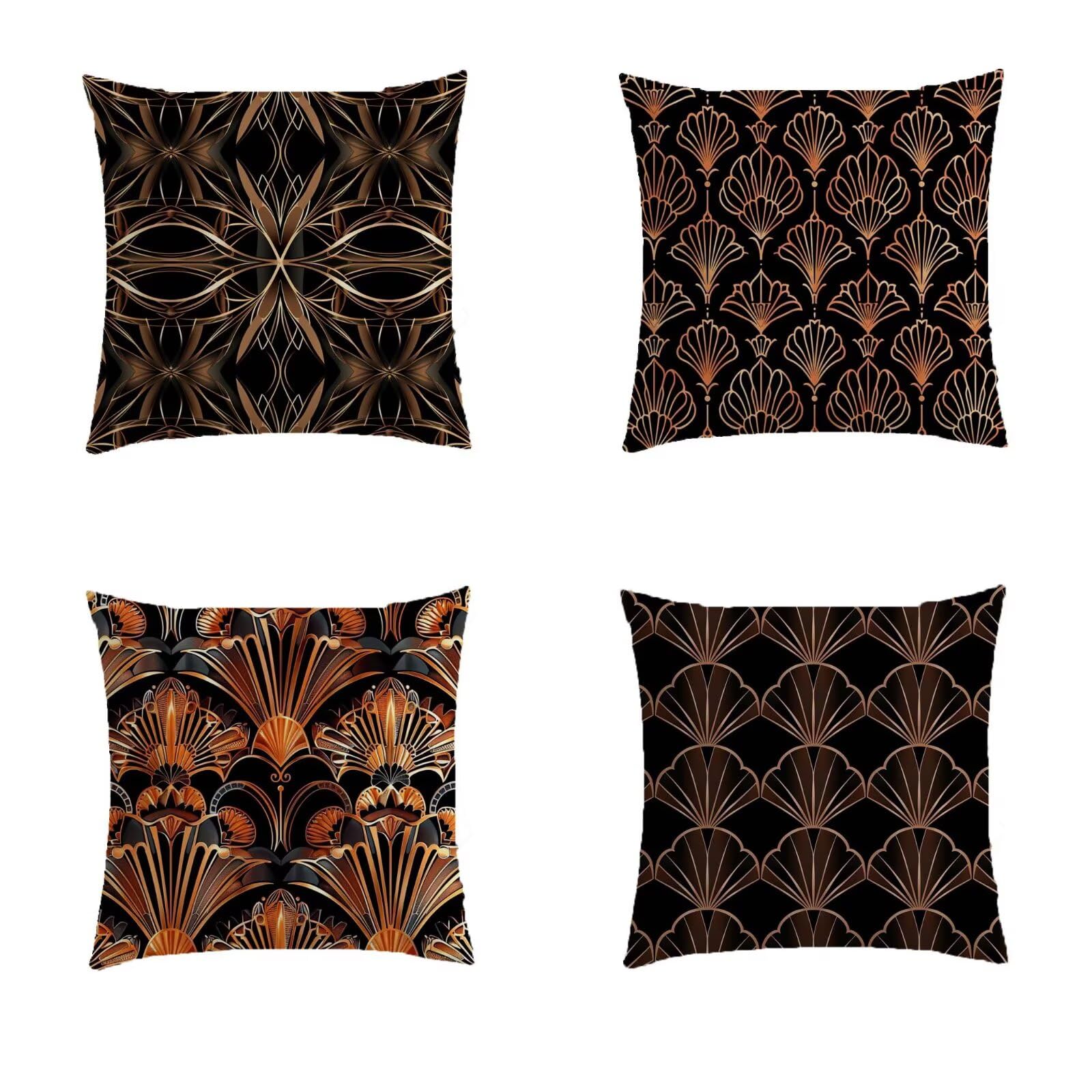 Housse de coussin 80x80cm imperméable en lin haut de gamme pour grand canapé de jardin