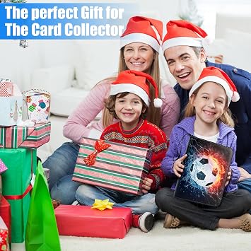 Football Card Holder,Waterproof Leather Binder,50 Page 400 Pockets