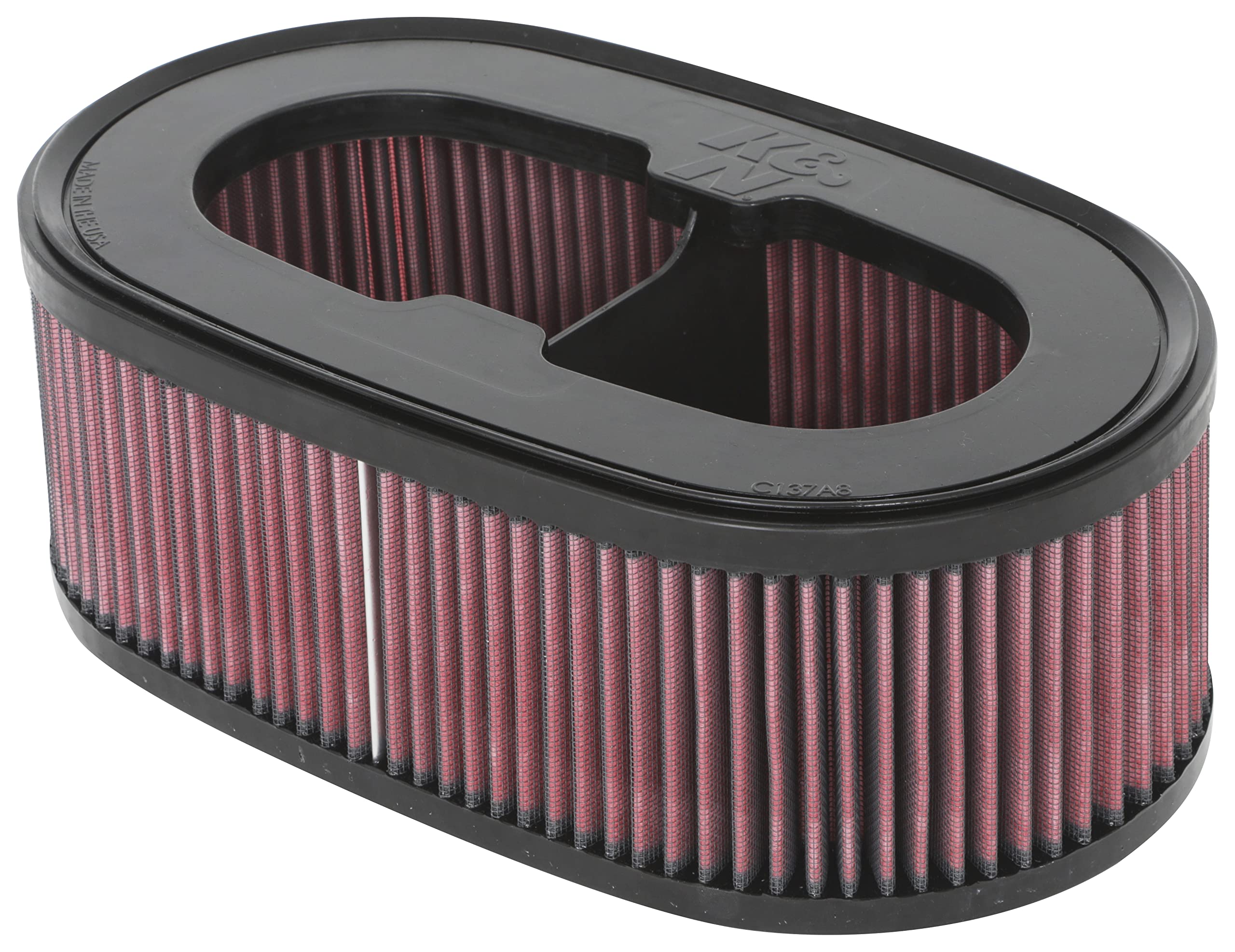 K&N Filtro de aire del motor: alto rendimiento, Premium, lavable, filtro de repuesto: compatible con CHEVROLET Corvette 2020-2021, E-0636