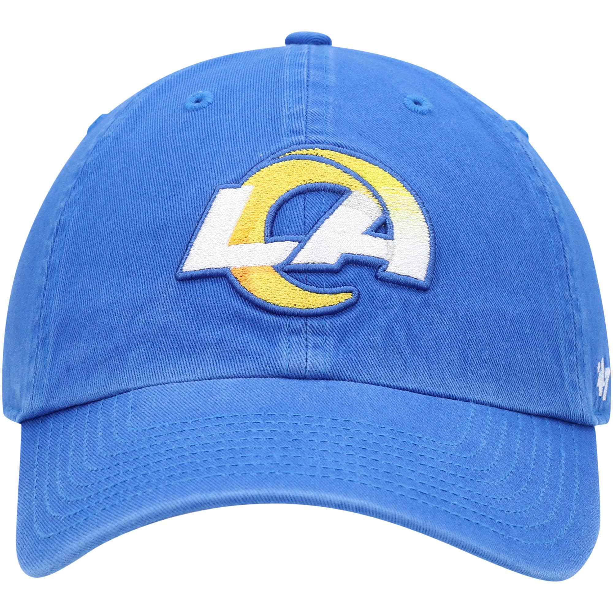 Cappello regolabile Royal Los Angeles Rams Clean Up Primary LA '47 da uomo
