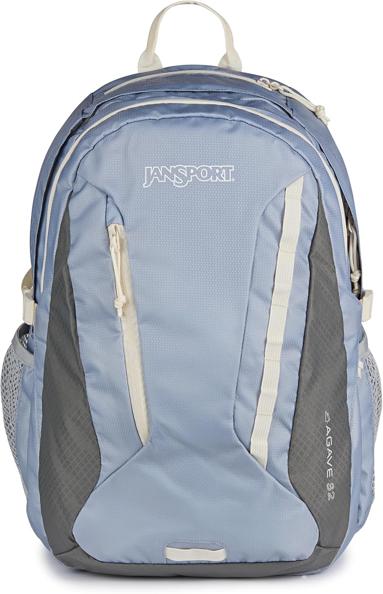 32L Agave Hiking Backpack - 15 Inch Laptop Sleeve, Grounded Grey | Daypack with Universal 3L Hydration System or 15 Inch Laptop Sleeve, Ideal for Hiking and Traveling