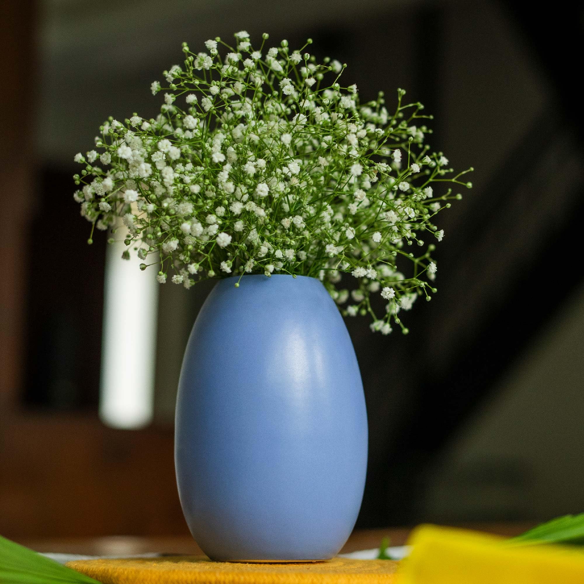 10club Ceramic Oval Vase | Flower Vase for Home Decor | Ceramic Vase | for Home, Office, Centerpiece or Gifting (Sunny Yellow) (B0DBQXBHG9) Amazon Price History, Amazon Price Tracker