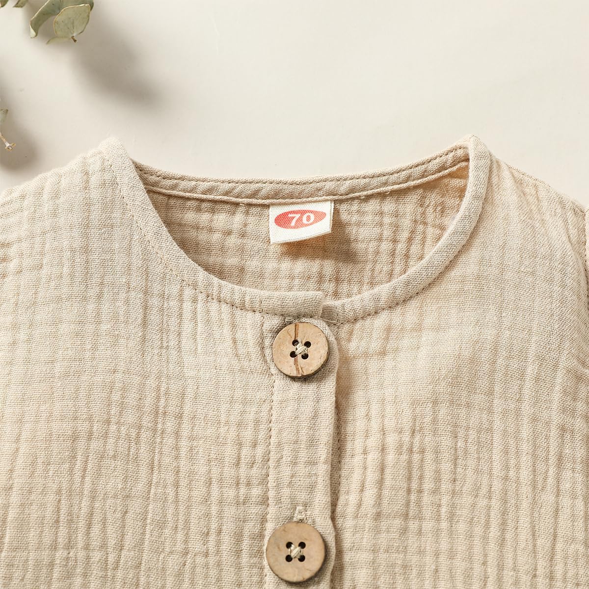 Infant Newborn Baby Boys Girls Cotton Linen Romper Summer Jumpsuit Sleeveless Overalls Clothing Set - Image 5