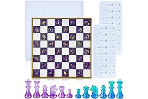 NiArt Chess Masterpiece: Resin Chess Mold Kit for Limitless Creation