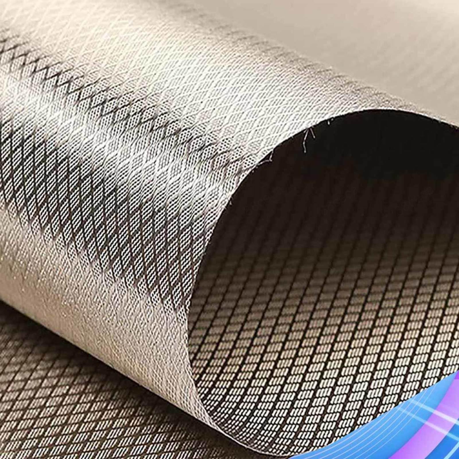 YSPP Faraday Fabric EMP Proof Military Grade RF Shielding Fabric Faraday Material Smart Meters, Faraday Cage, Conductive Pads, EMI, WiFi, Bluetooth, GPS,silver-2x1.1m