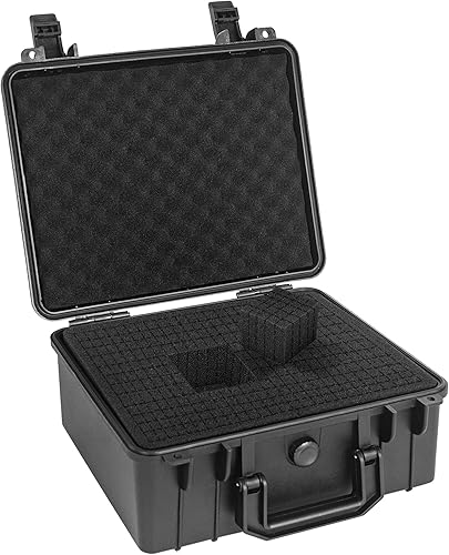 Miniatura 6 de ITHWIU Funda rígida protectora impermeable IP67a prueba de golpes con inserto de espuma personalizado para cámara, pistola, lentes, portátiles y