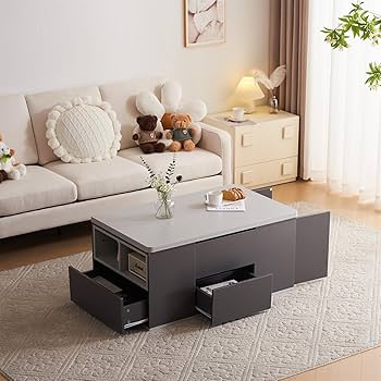 Amazon｜テーブル センターテーブル 昇降式テーブル 高さ調節可能 幅