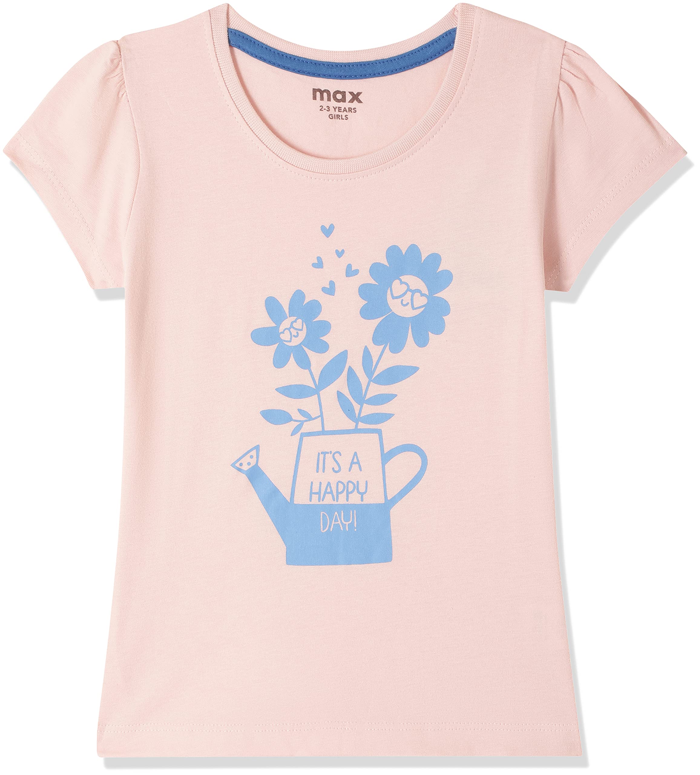 MaxGirls Printed Round Neck T-shirt