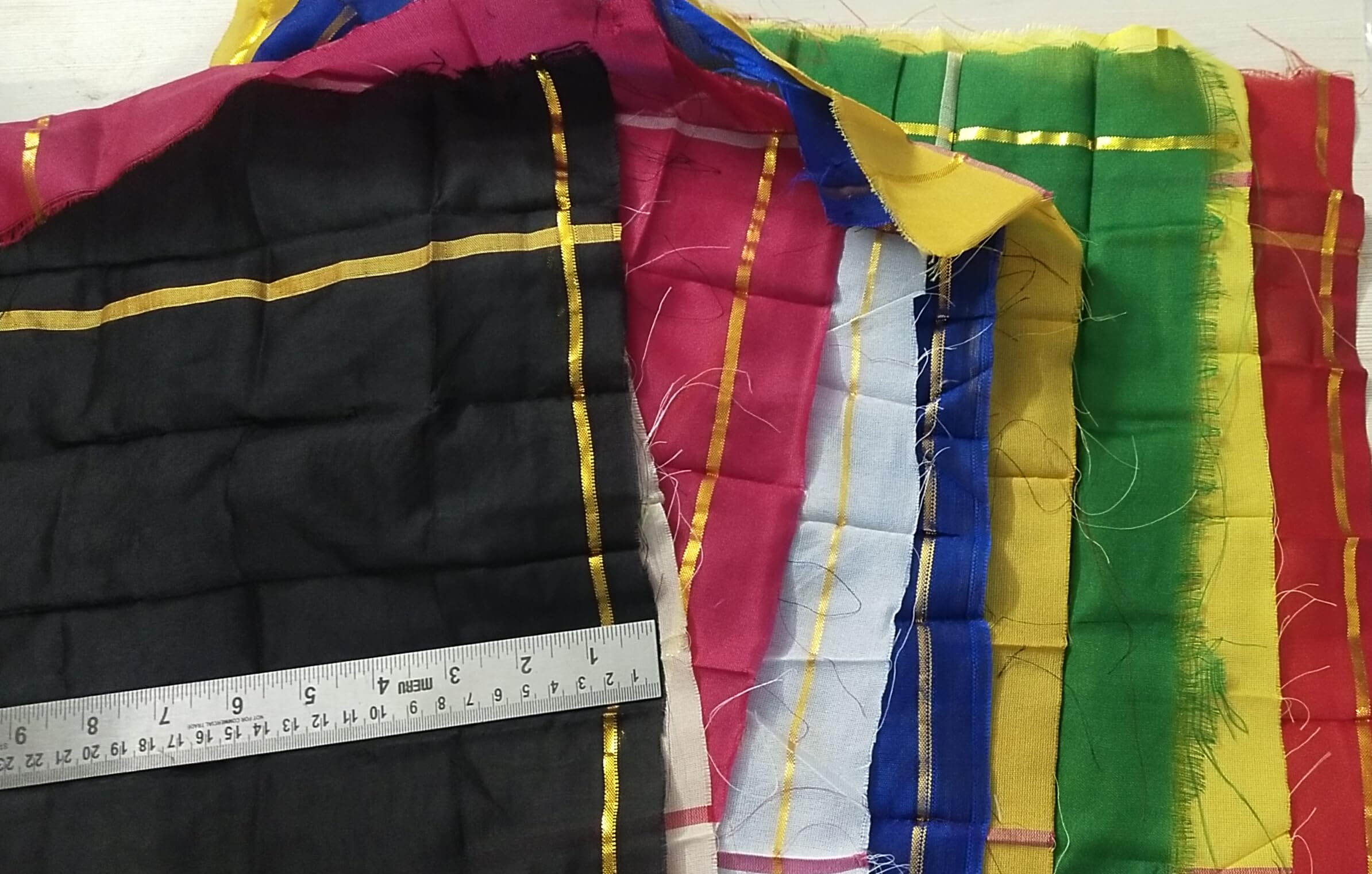 Multicolor Navagraha Cloth Set for Navagraha Shanti Pooja Pack of 9