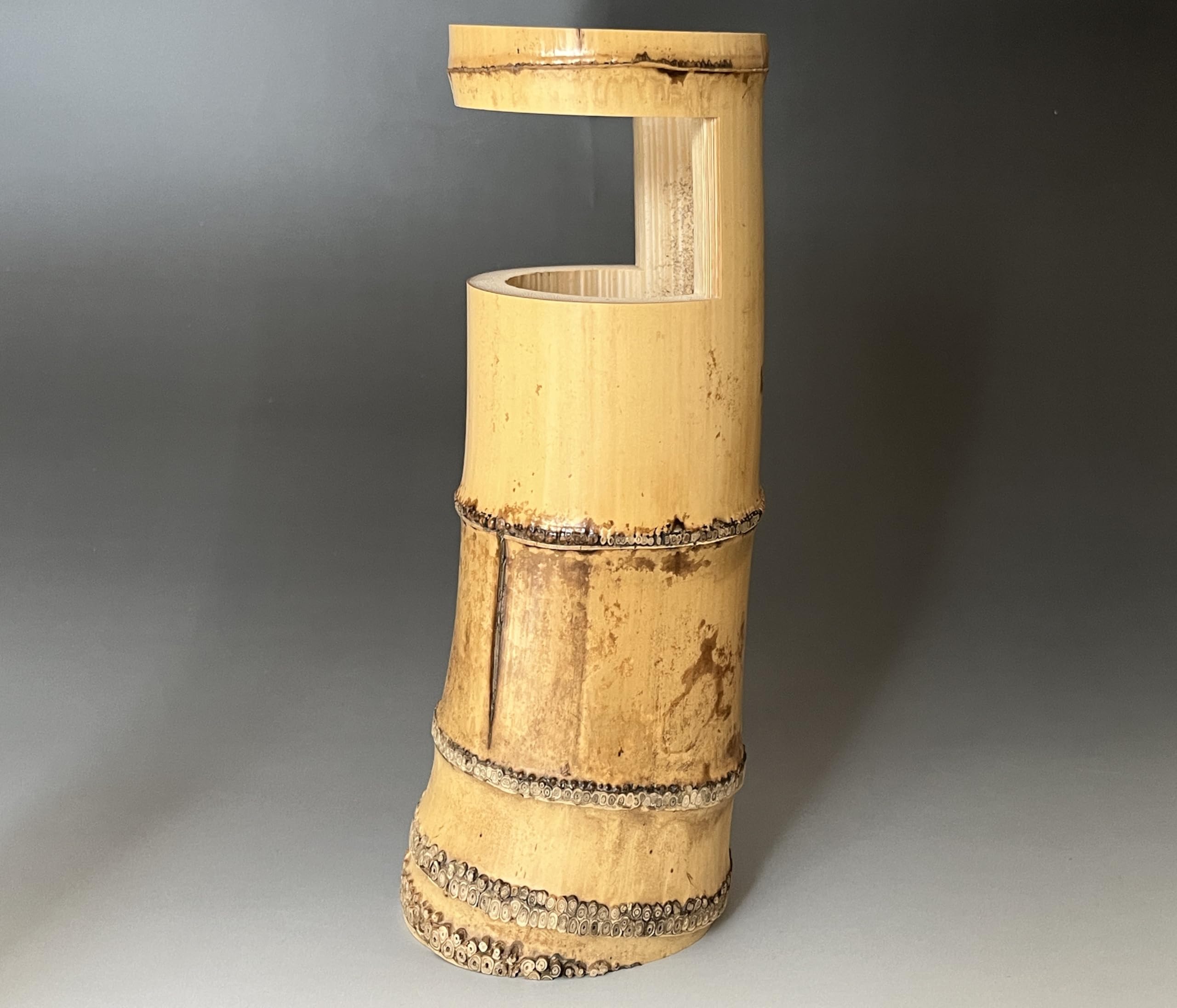 高野宗陵作　竹　一重切　花入　堀内宗完書付　銘「清閑」 Amazon.co.jp: 高野宗陵作 竹 一重切 花入 堀内宗完書付 銘「清閑