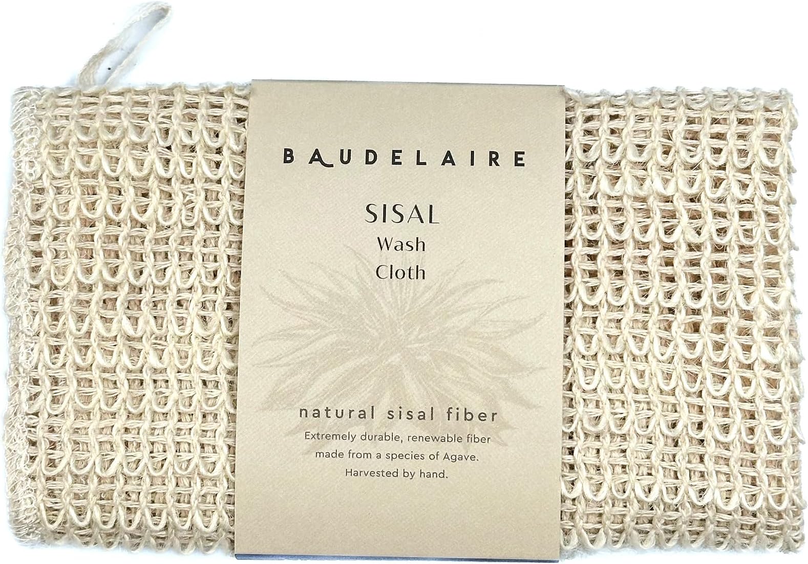 Sisal Exfoliating Wash Cloth โ Gentle & Natural Skincare