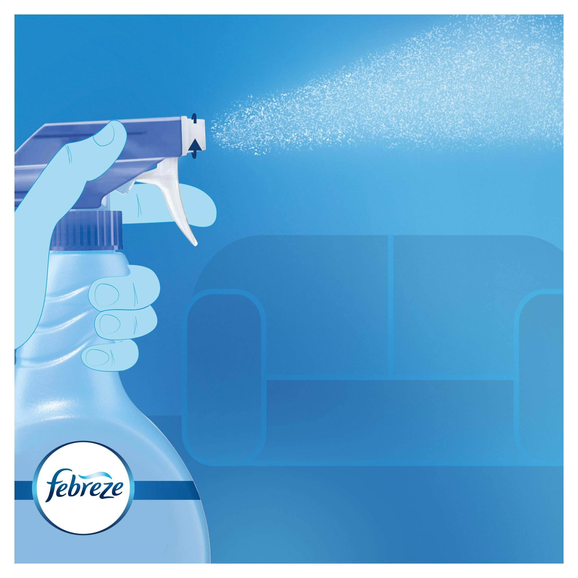 Febreze Lenor Goldene Orchidee Textilerfrischerspray, 4er Pack (4 x 500 ml)