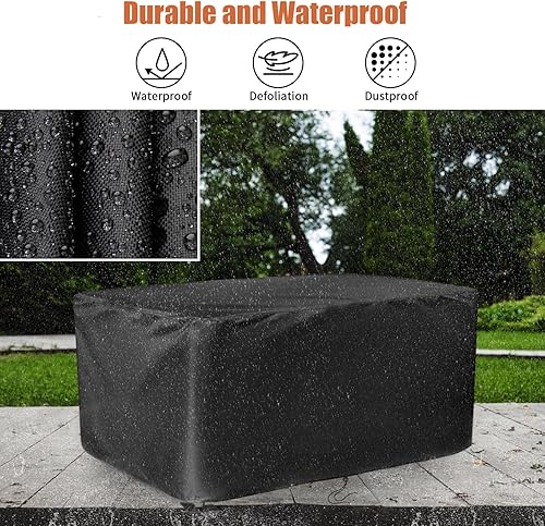 Miniatura 10 de Keter Westwood - Funda para caja grande de resina de 150 galones, cubierta de caja de almacenamiento para muebles de patio, impermeable, a prueba de