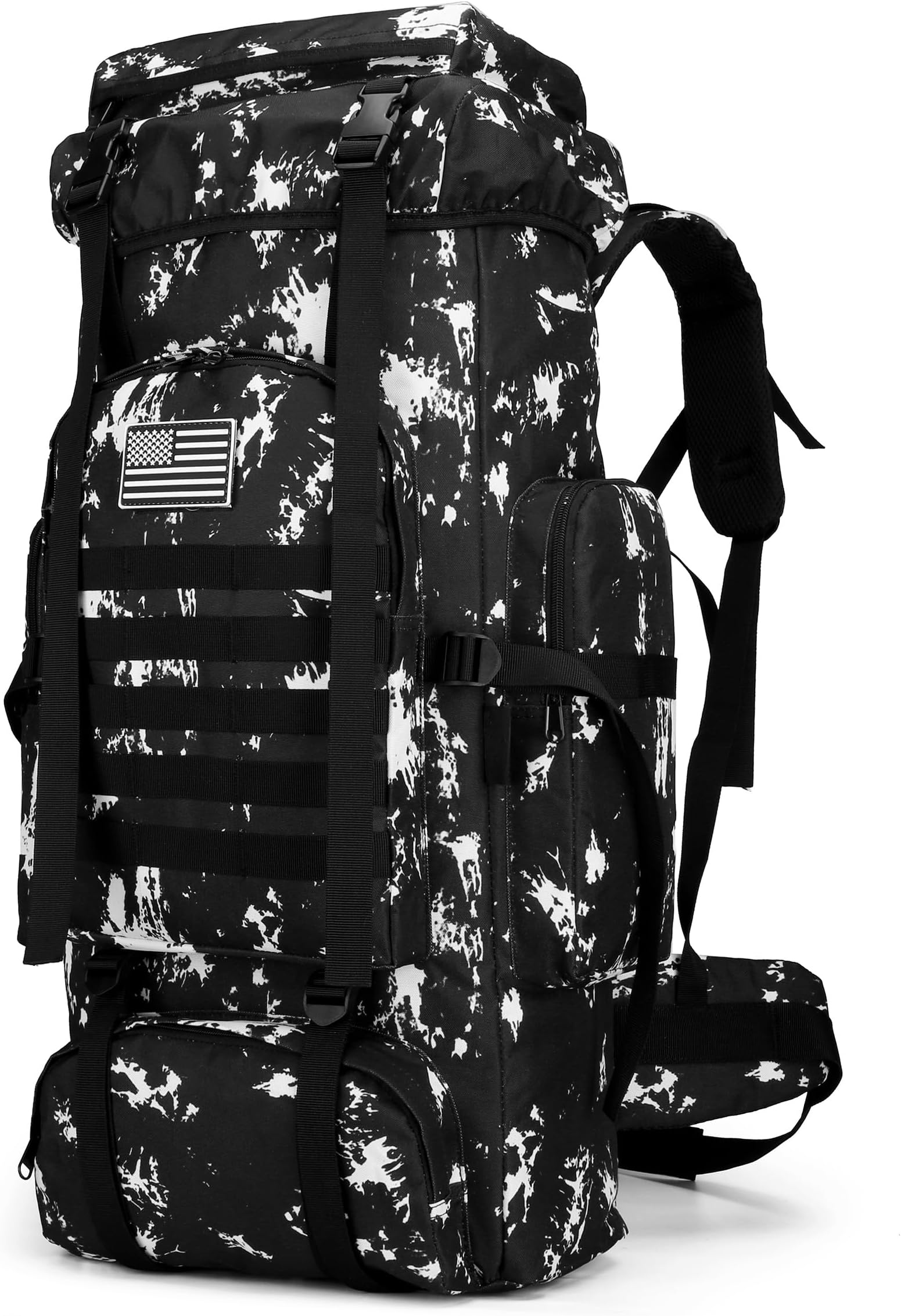 70L Camping Hiking Backpack for Men Women Large Military Tactical Backpack Molle Rucksack Backpack for Outdoor