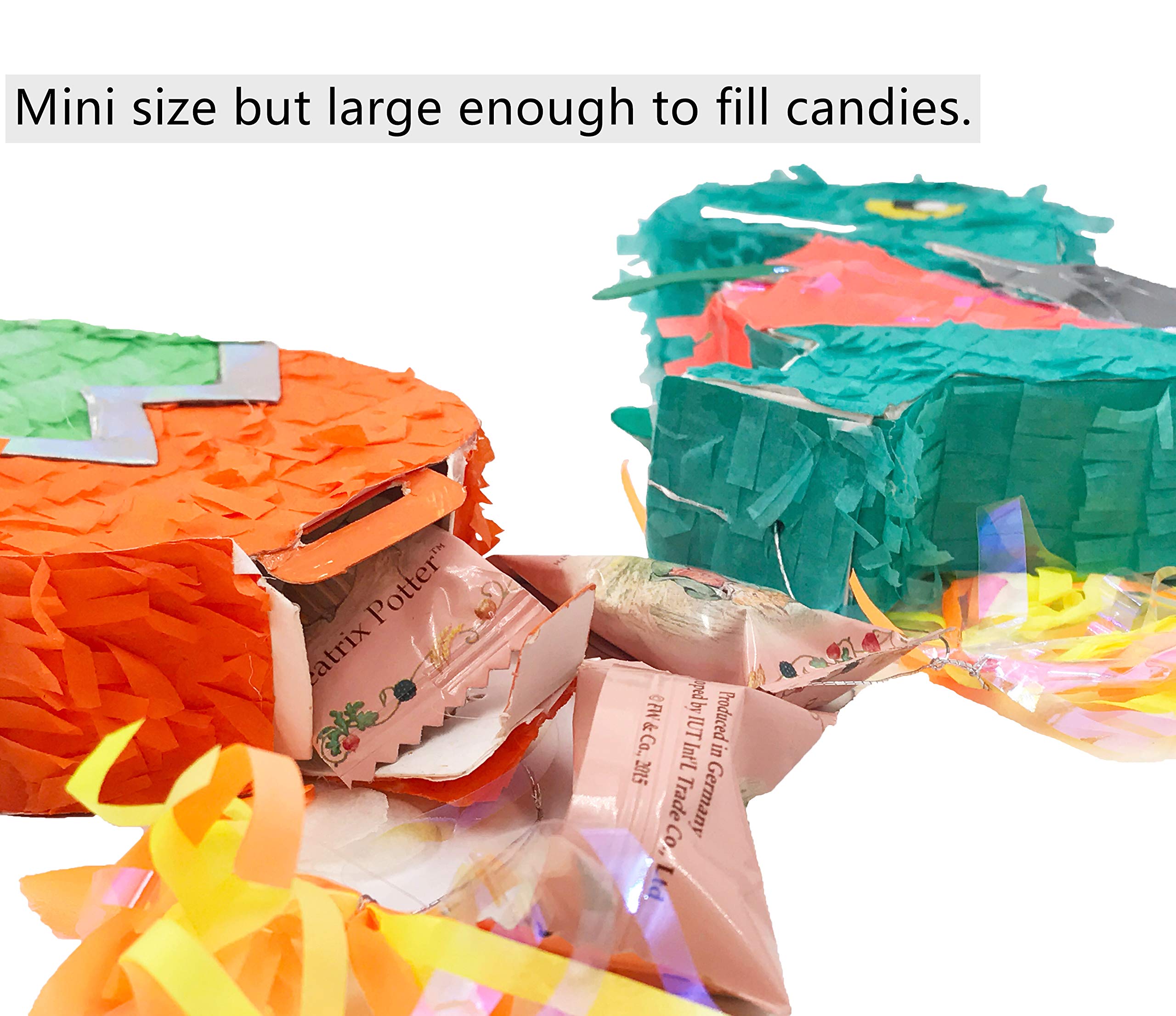 Pinata Con Sistema Pull-to-fill Pinata A Forma Di Dinosauro 3D - Per Feste A Tema, Compleanni, Giochi Di Gruppo (43x34x10 Cm) Pinata 3D Dinosauro Decorazione