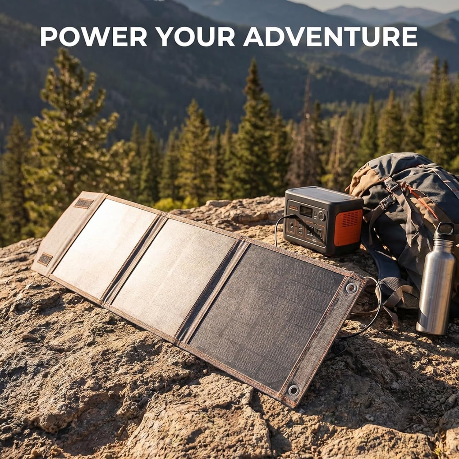 Solar Folding Bag Charger 15W Monocrystalline Silicon USB Portable Solar Panel Charger 5V – High Efficiency 22% Solar Panel, Lightweight Foldable Design for Camping, Hiking and Outdoor Use