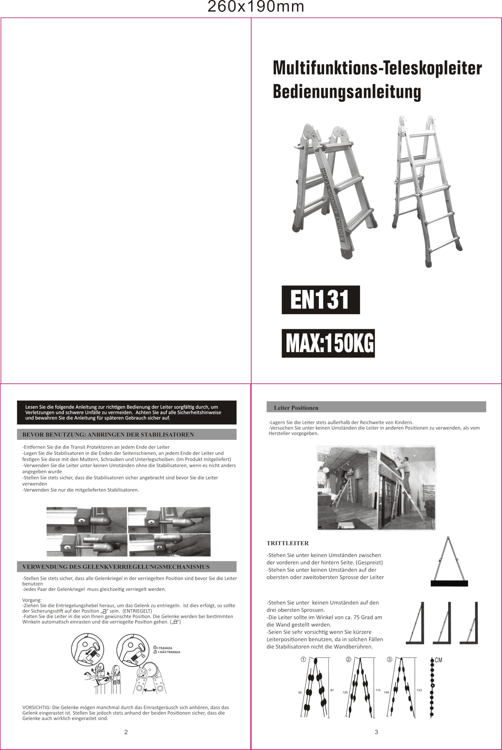 Échelle télescopique professionnelle en aluminium, avec 4/7/14 marches, escabeau transformable pour peinture, échelle multifonction