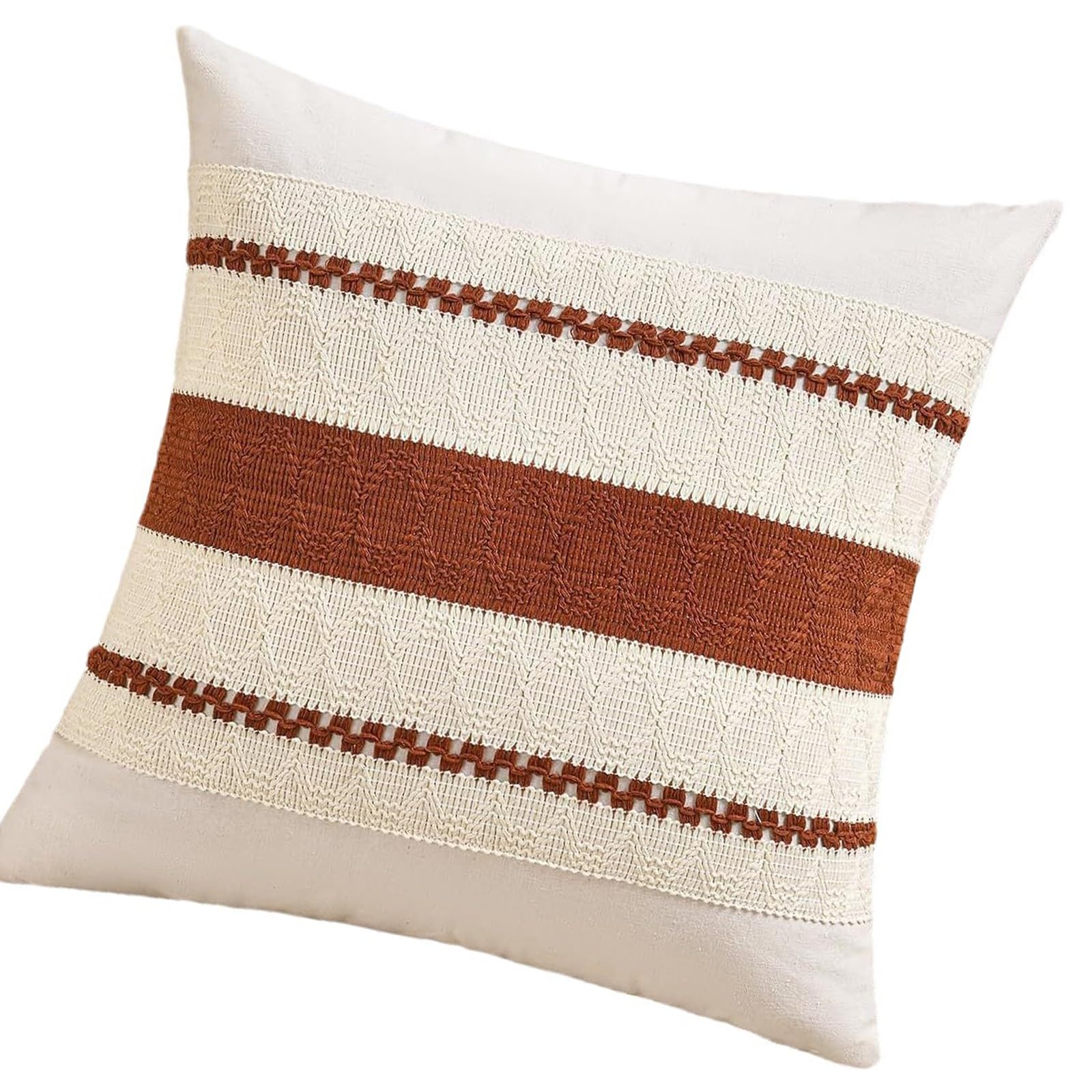 Tsophreniq Bohemians Cotton Linen Pillow Cover Safe for Sensitive Skin Bohemians Pillow Cover Breathable
