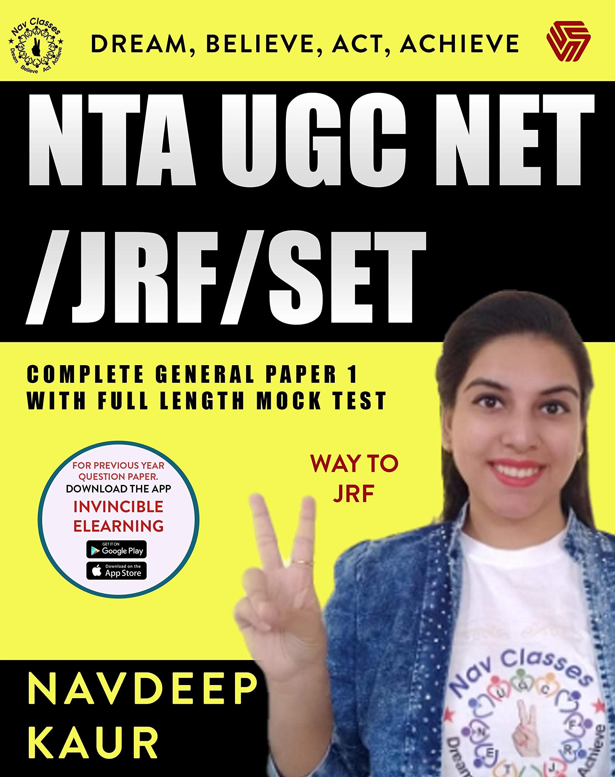 NTA UGC NET/JRF/SET Complete General Paper-2021 Updated With Exclusive Charts, Edition-2 By Navdeep Kaur-Nav Classes 1