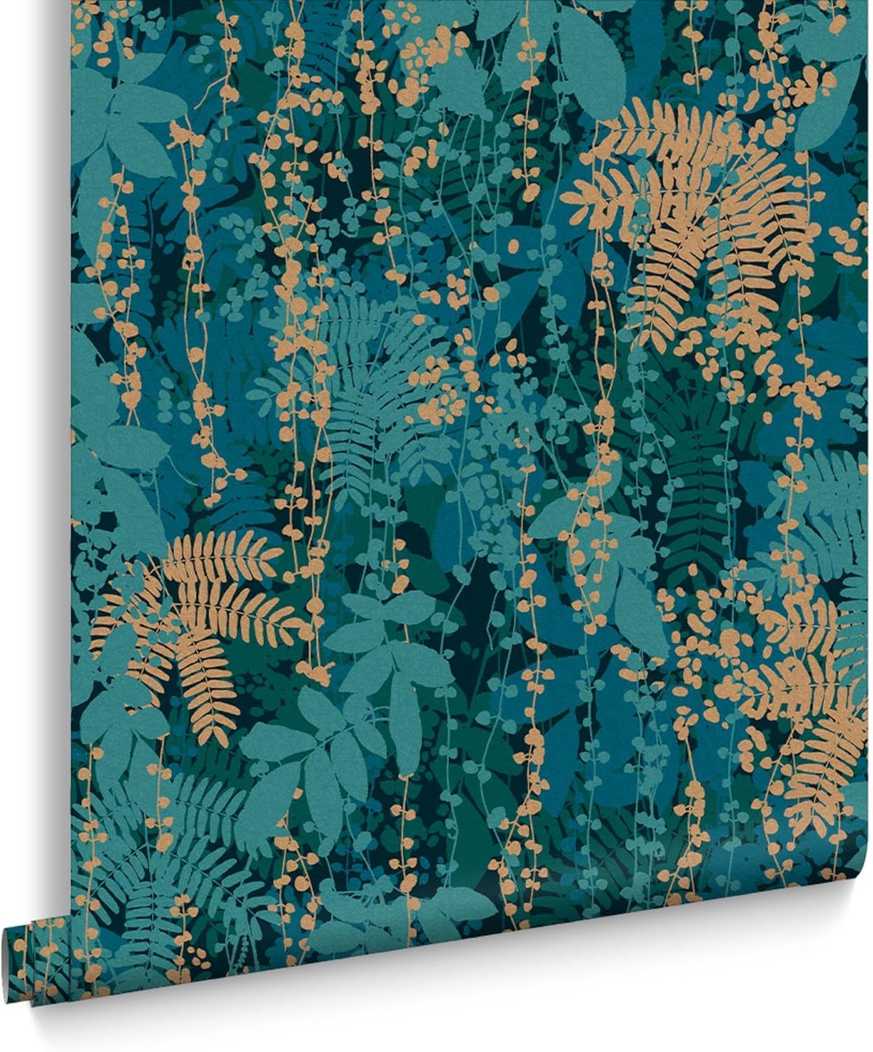 Canopy Peacock Removable Wallpaper