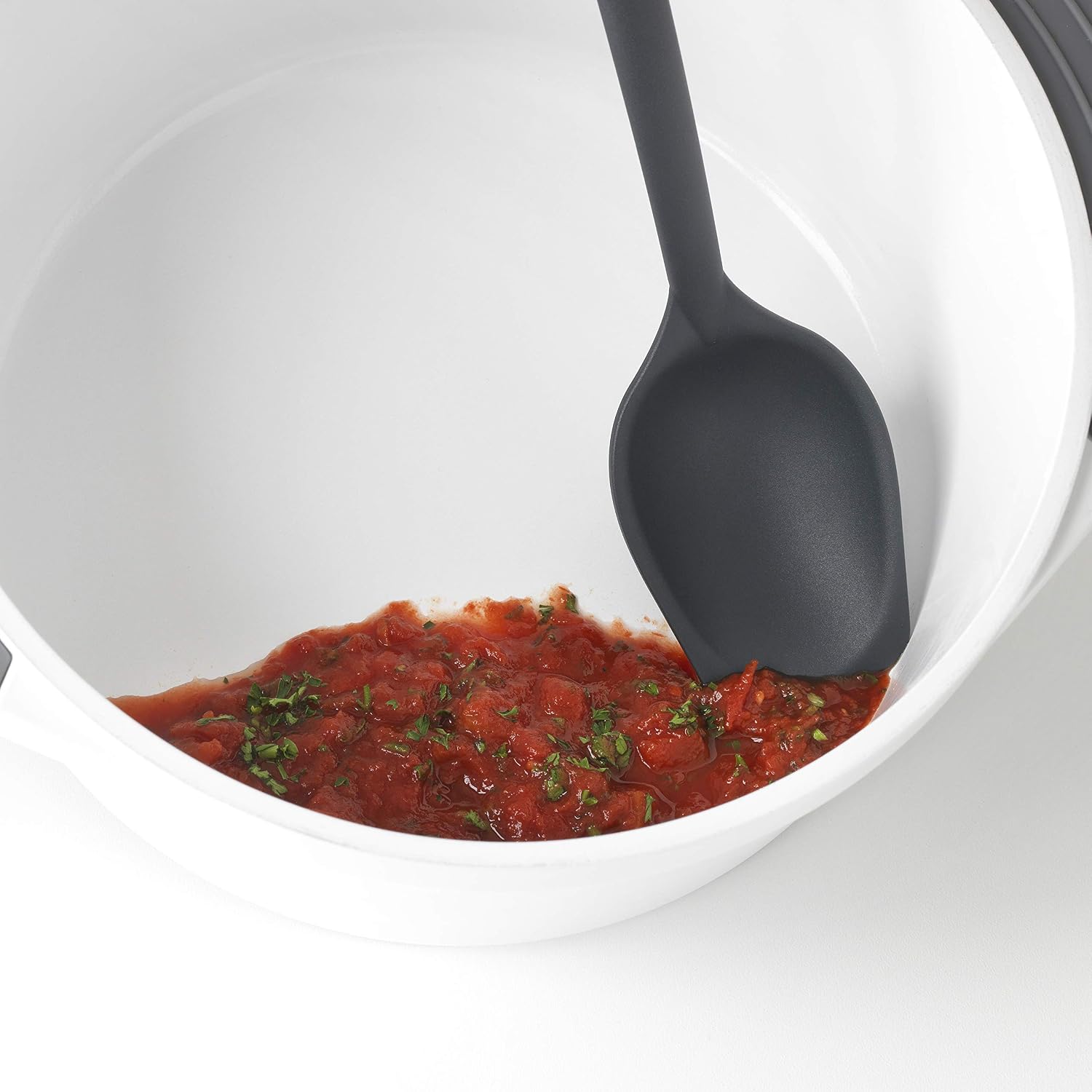 Brabantia Tasty+ Serving Spoon Plus Scraper, Grape Red
