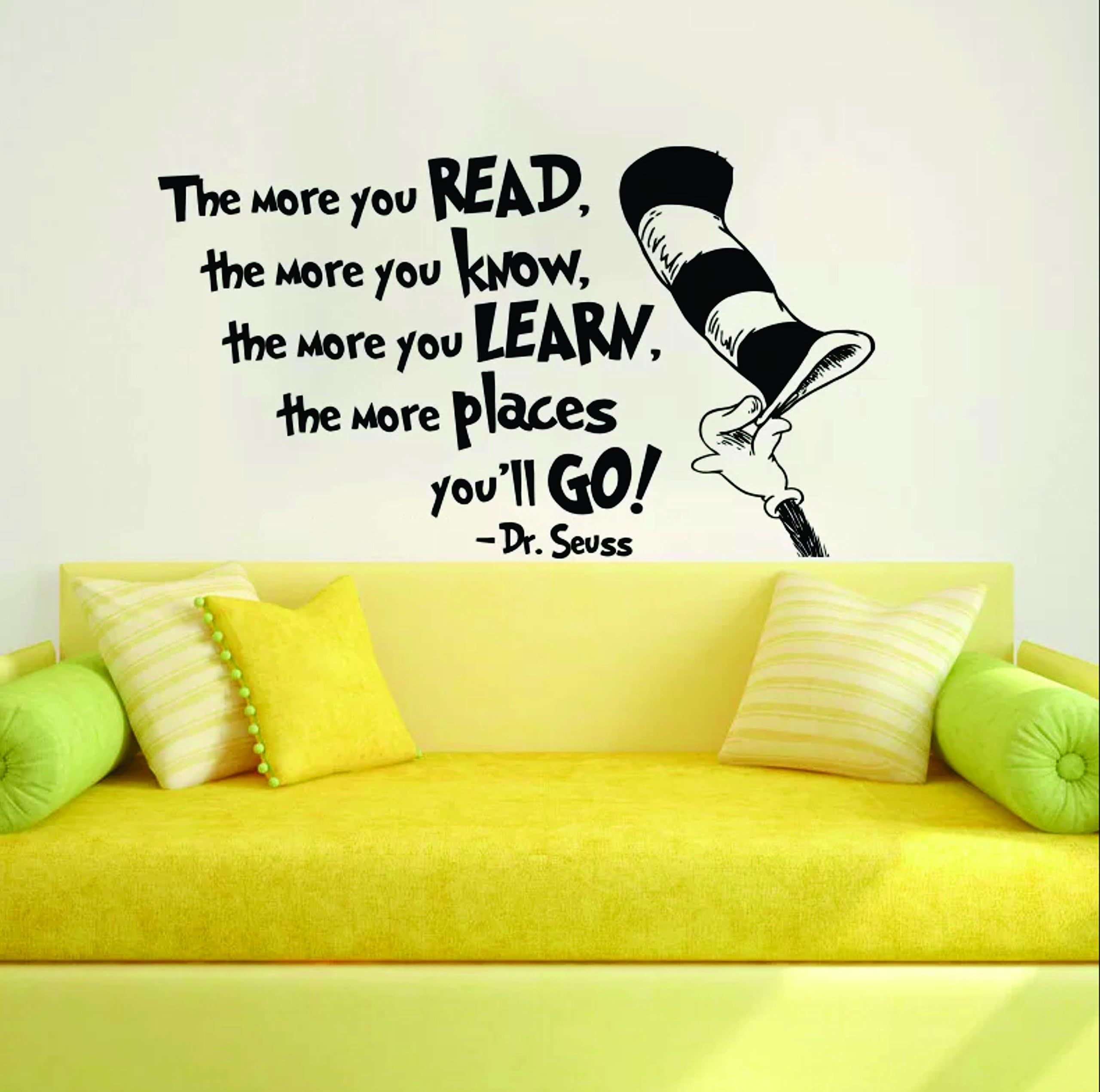 PPD Dr Seuss The More That You Read Wall Decal by Paper Plane Design
