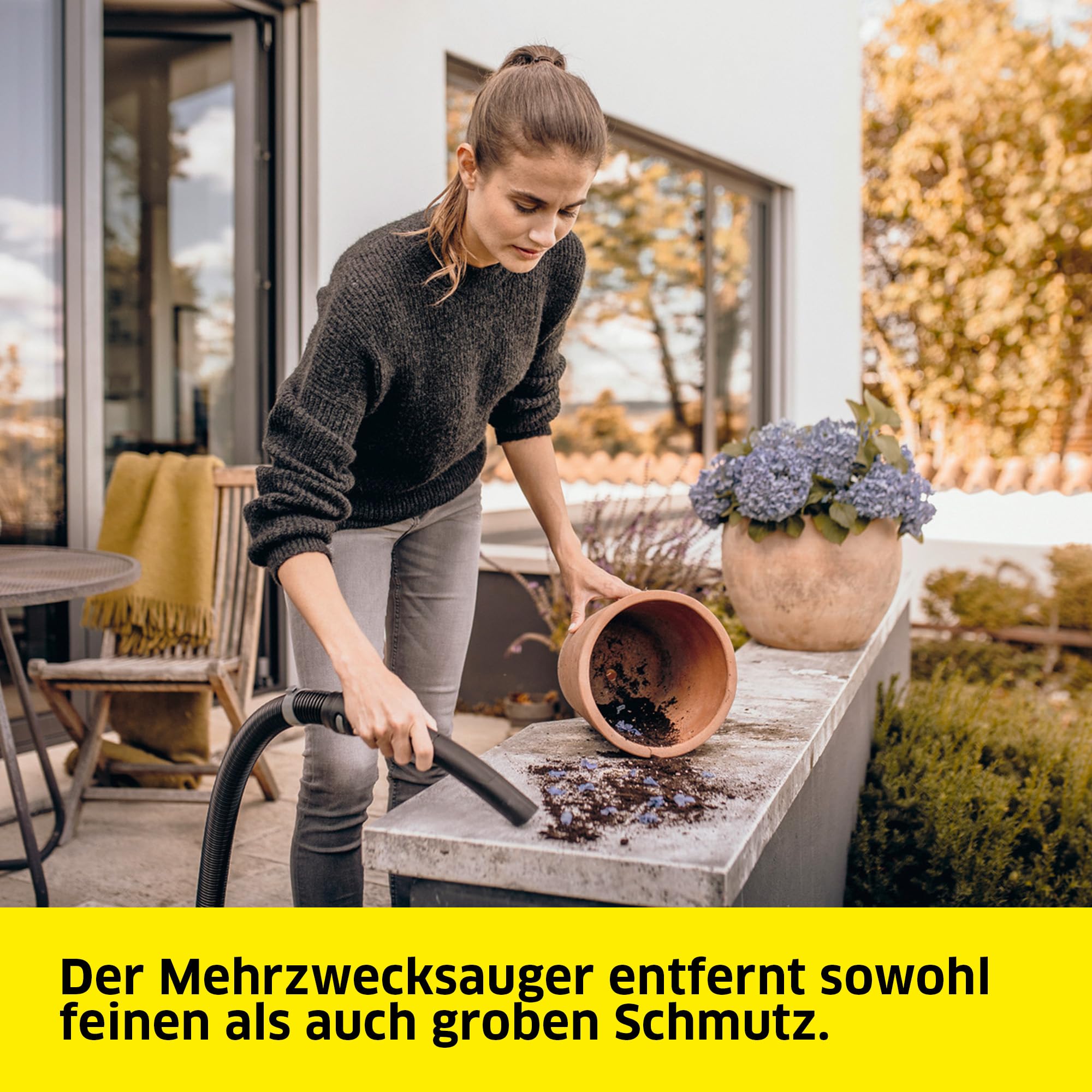 KÄRCHER Nass-/Trockensauger WD 3 P V-19/4/20, 1000 W, 19 l, 2 m, integrierte Steckdose