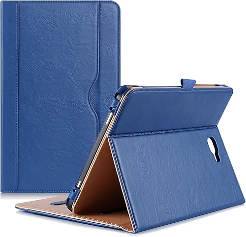 Miniatura 9 de Funda ProCase con soporte para Samsung Tab múltiples ángulos de visión y bolsillo para documentos y tarjetas Negro