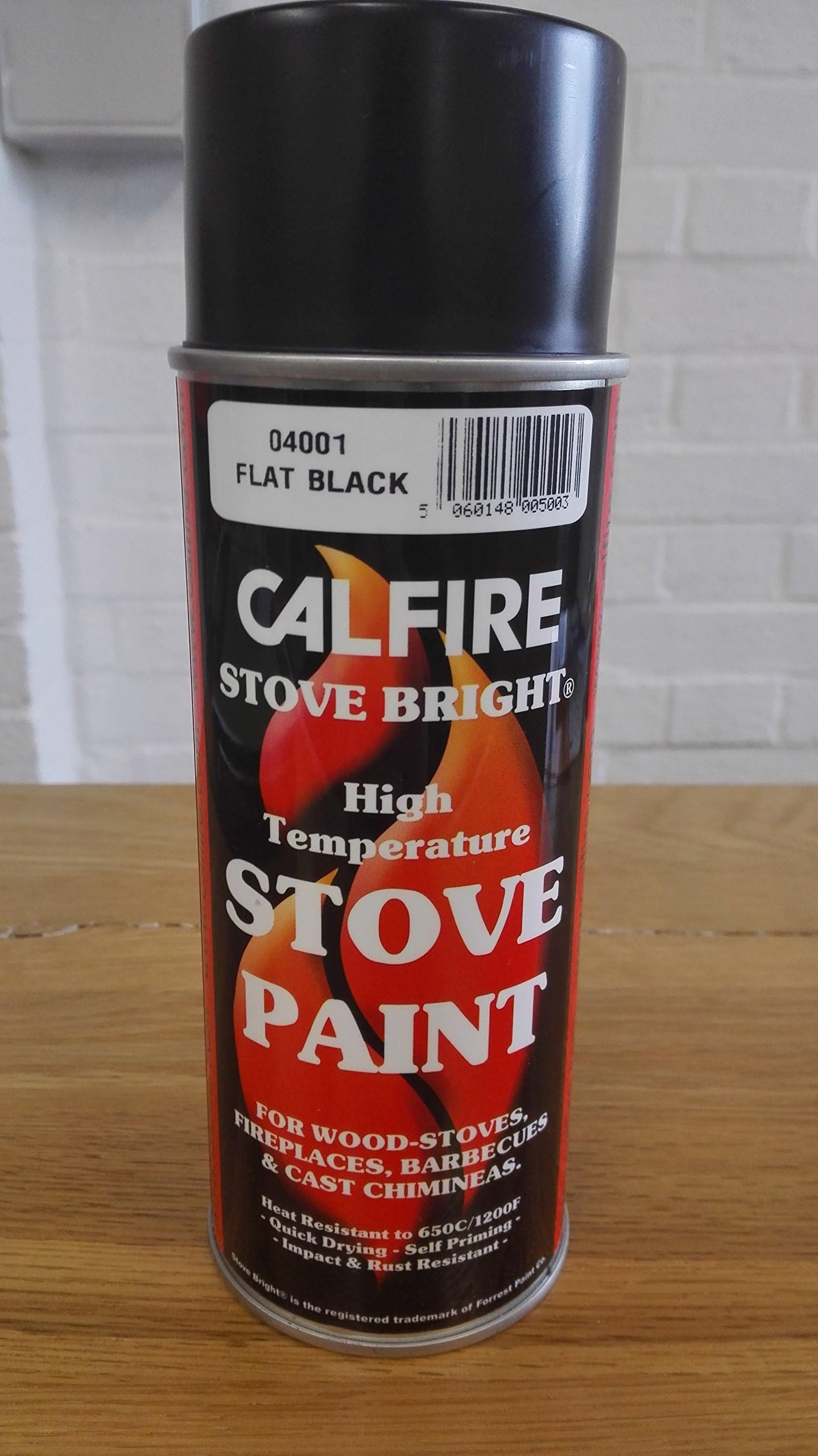 ZELENG Calfire Stove Bright Stove Paint- Matt Black