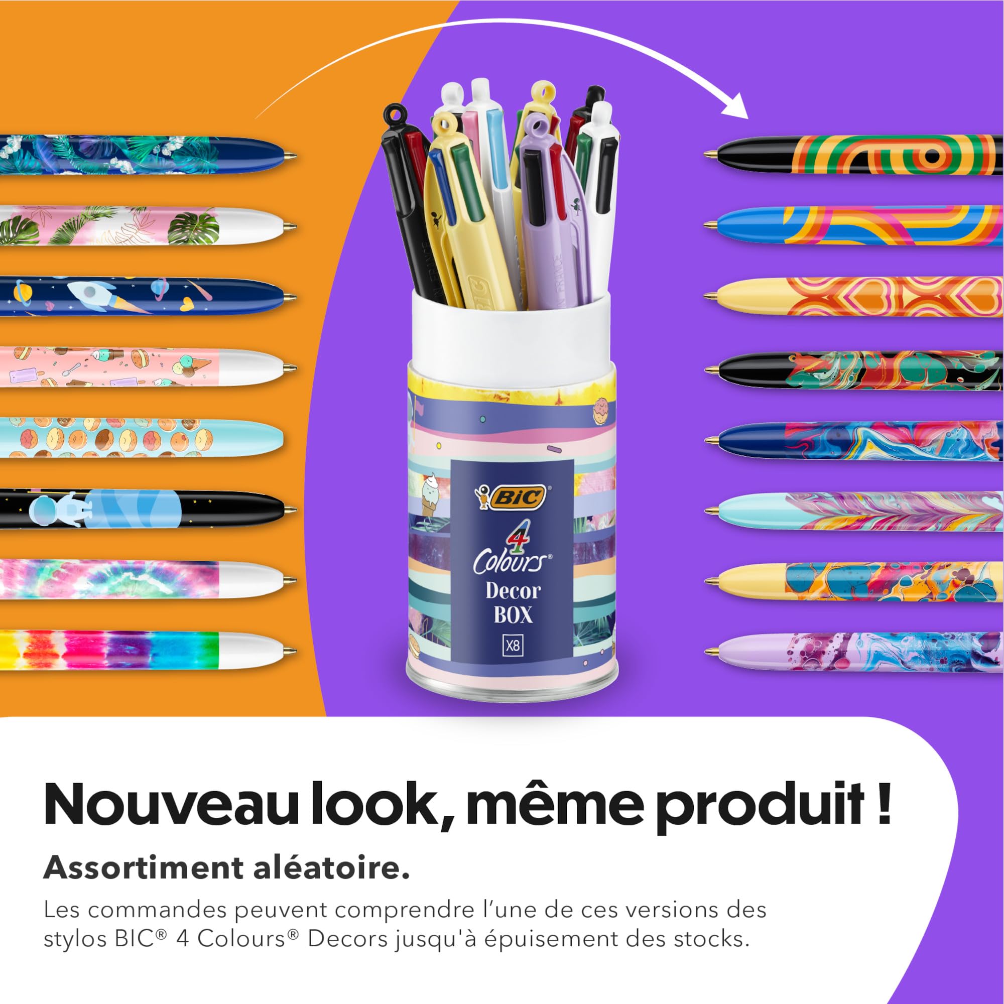 Amazon.com: Bic 4 Colours Message Box - Retractable Ballpoint Pens
