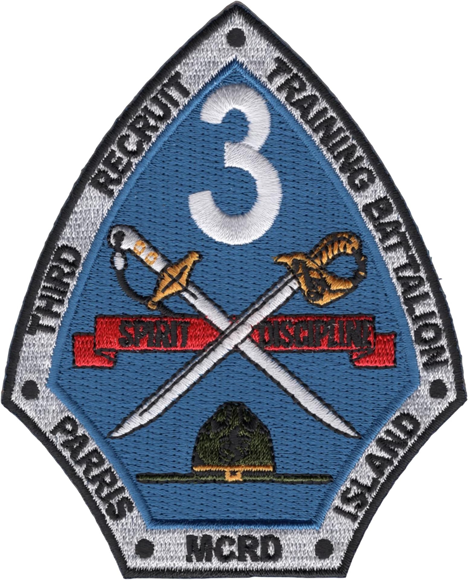 3rd Recruit Training Battalion at Parris Island MCRD Patch