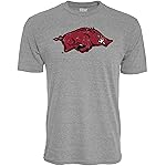 Arkansas Razorbacks Tri-Blend T-Shirt Vintage Icon Heather Grey, Small