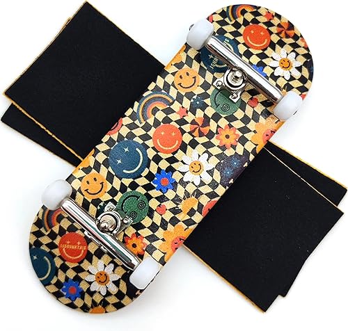 Caras sonrientes retro - Diapasón profesional de madera de 1.339 in completa