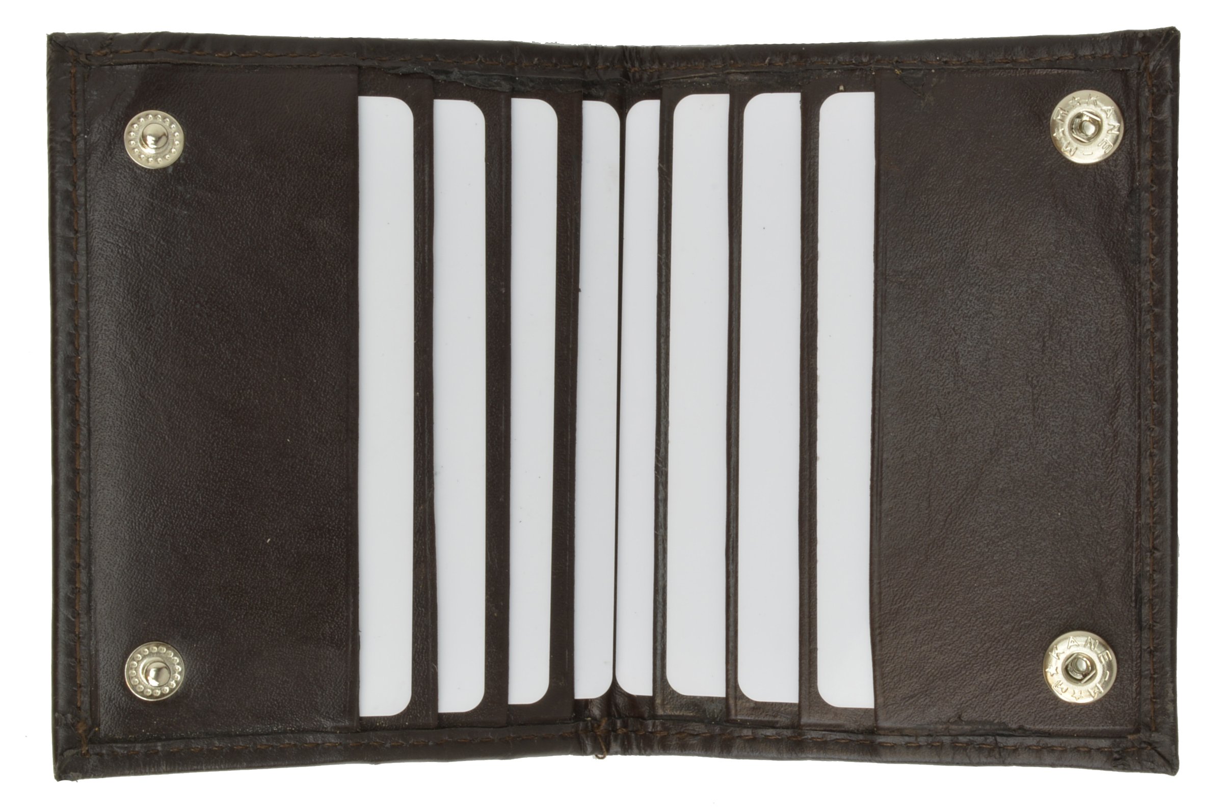 MARSHAL Bifold Credit Card Holder with Snap Button Closure