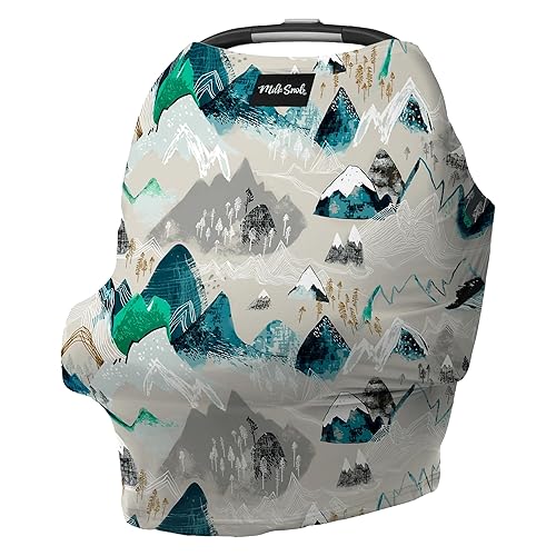 Milk Snob Original Cubierta 5-en-1 - Privacidad añadida para la lactancia, asiento de coche para bebé, portabebés, cochecito, silla alta, carrito