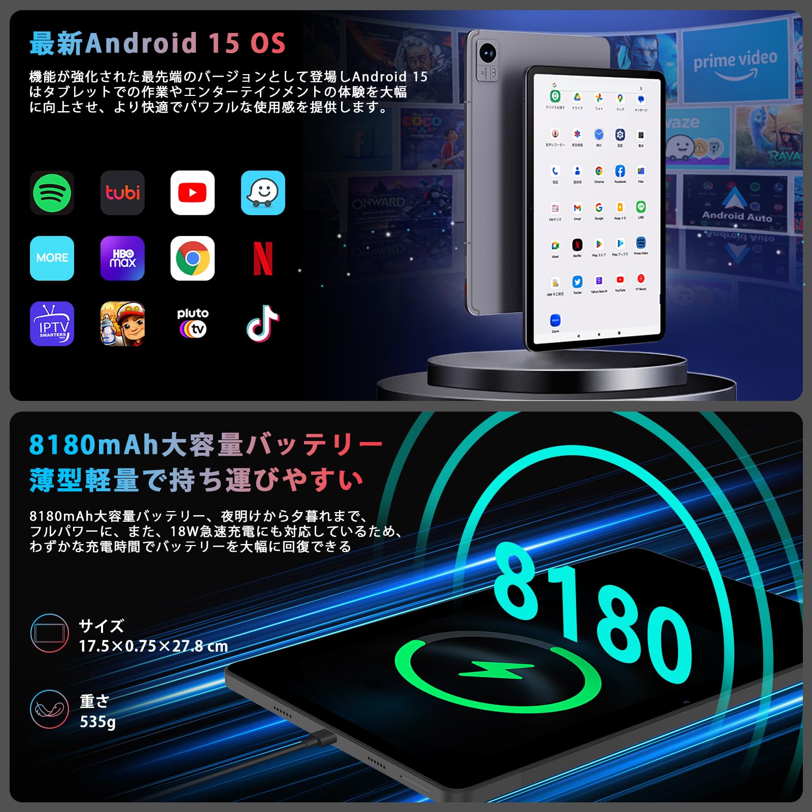 Amazon.co.jp: 【G99 タブレット 12インチ】AvidPad A90