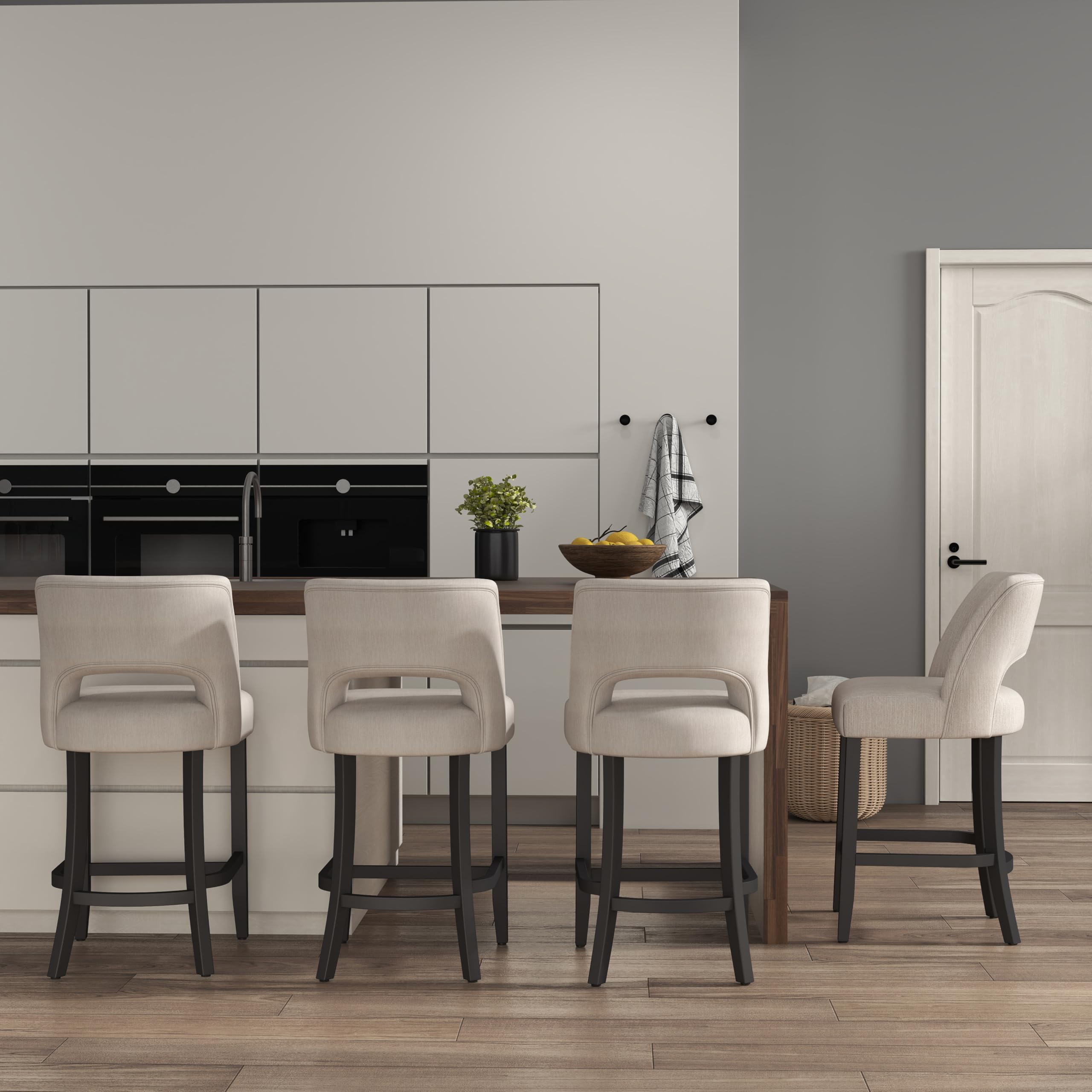 VKNOW Bar Stools Set of 4