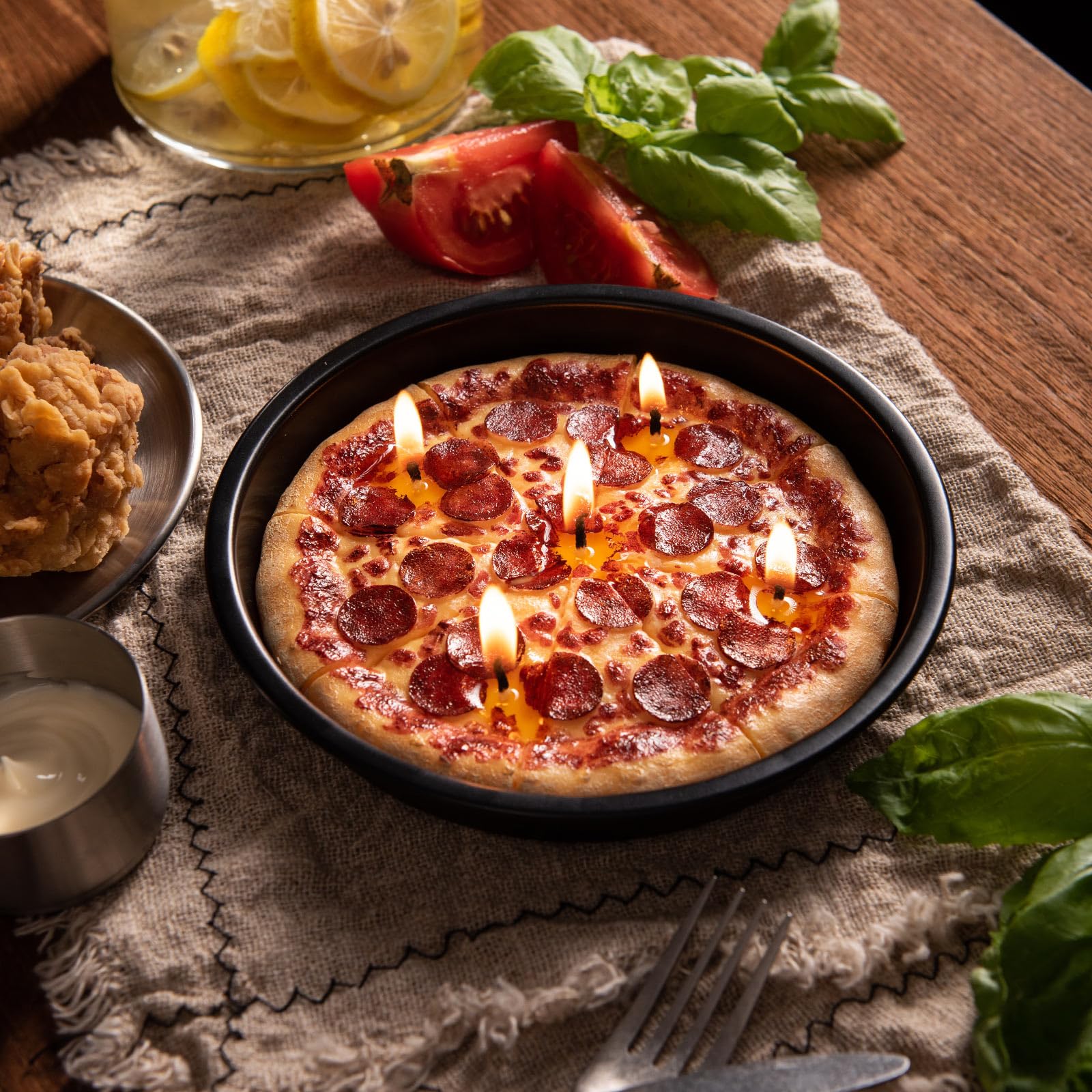 Pizza Scented Candle Realistic Food Candle