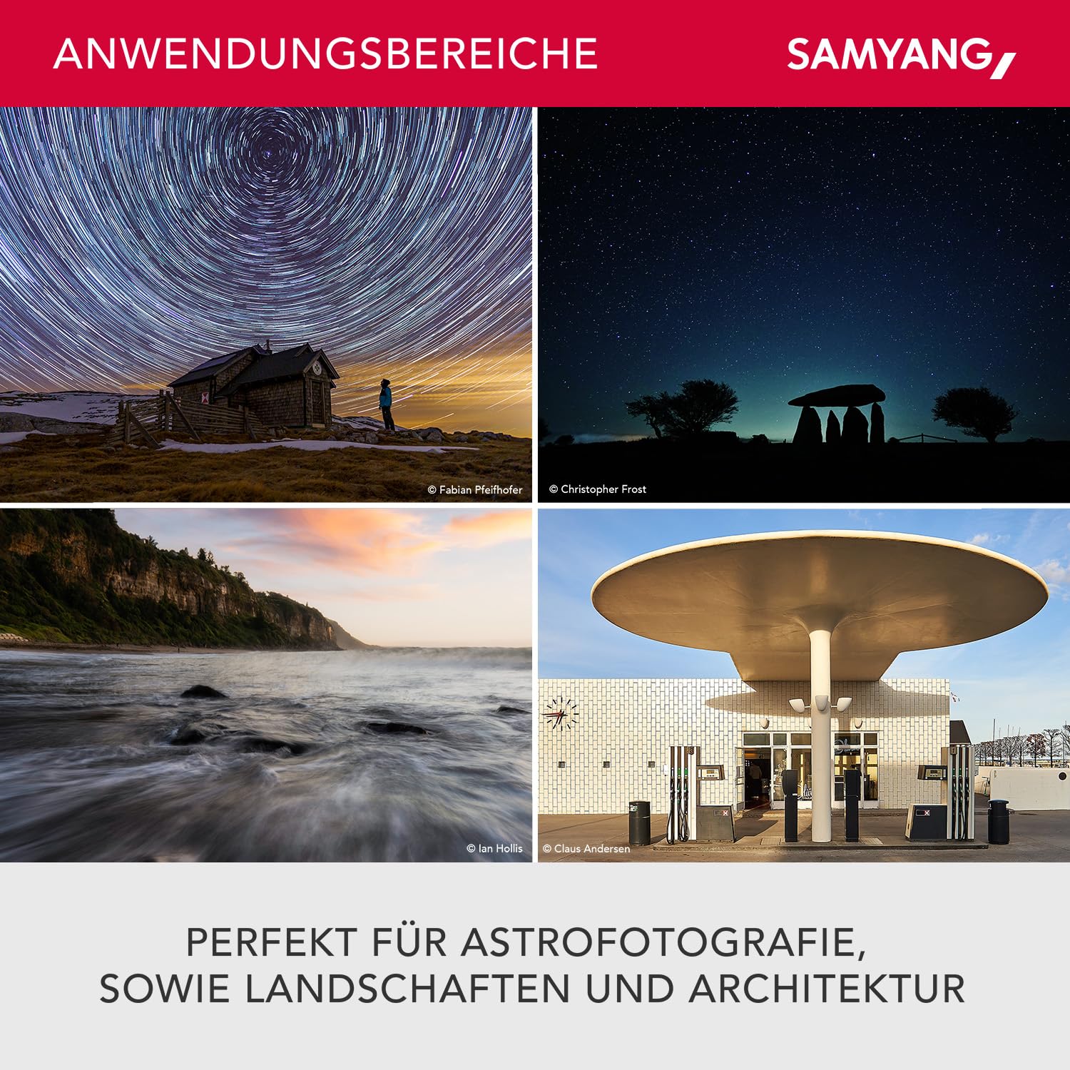 Samyang AF 12mm F2.0 E Objektiv für Sony E – Autofokus APS-C Weitwinkel Festbrennweite Objektiv für Sony E Mount APSC, für Kameras Sony Alpha 6600 6500 6400 6300 6100 6000 5100 5000 NEX schwarz