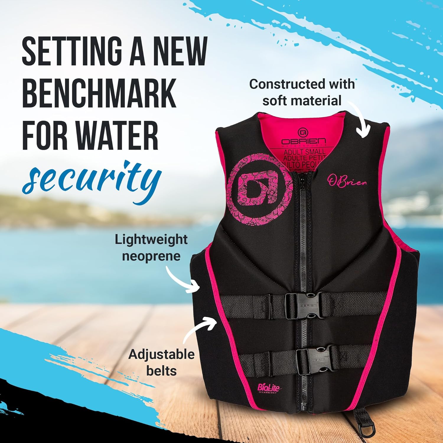 O'Brien Women's Traditional Neoprene USCGA Life Jacket