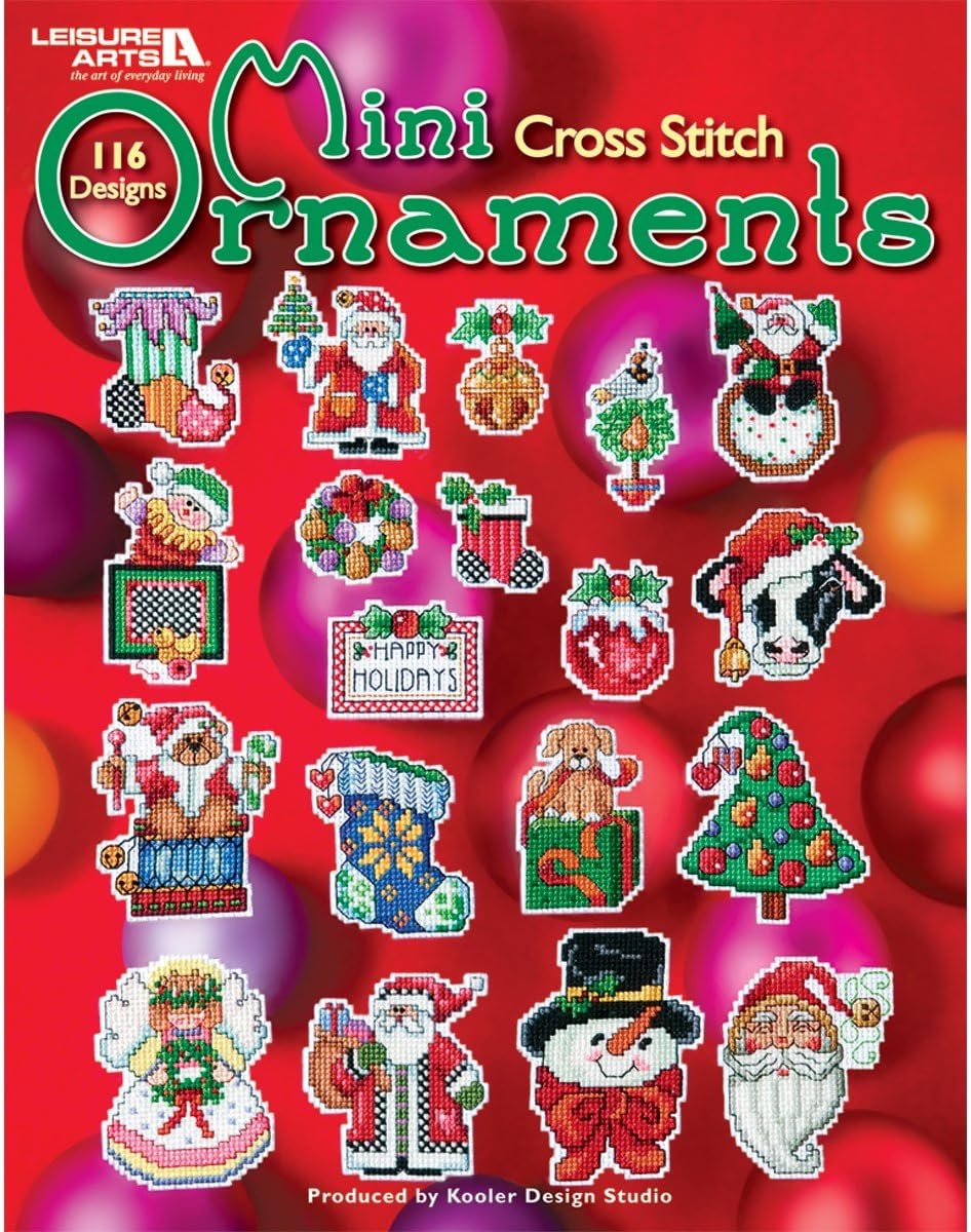 Leisure Arts-Mini Ornaments to Cross Stitch