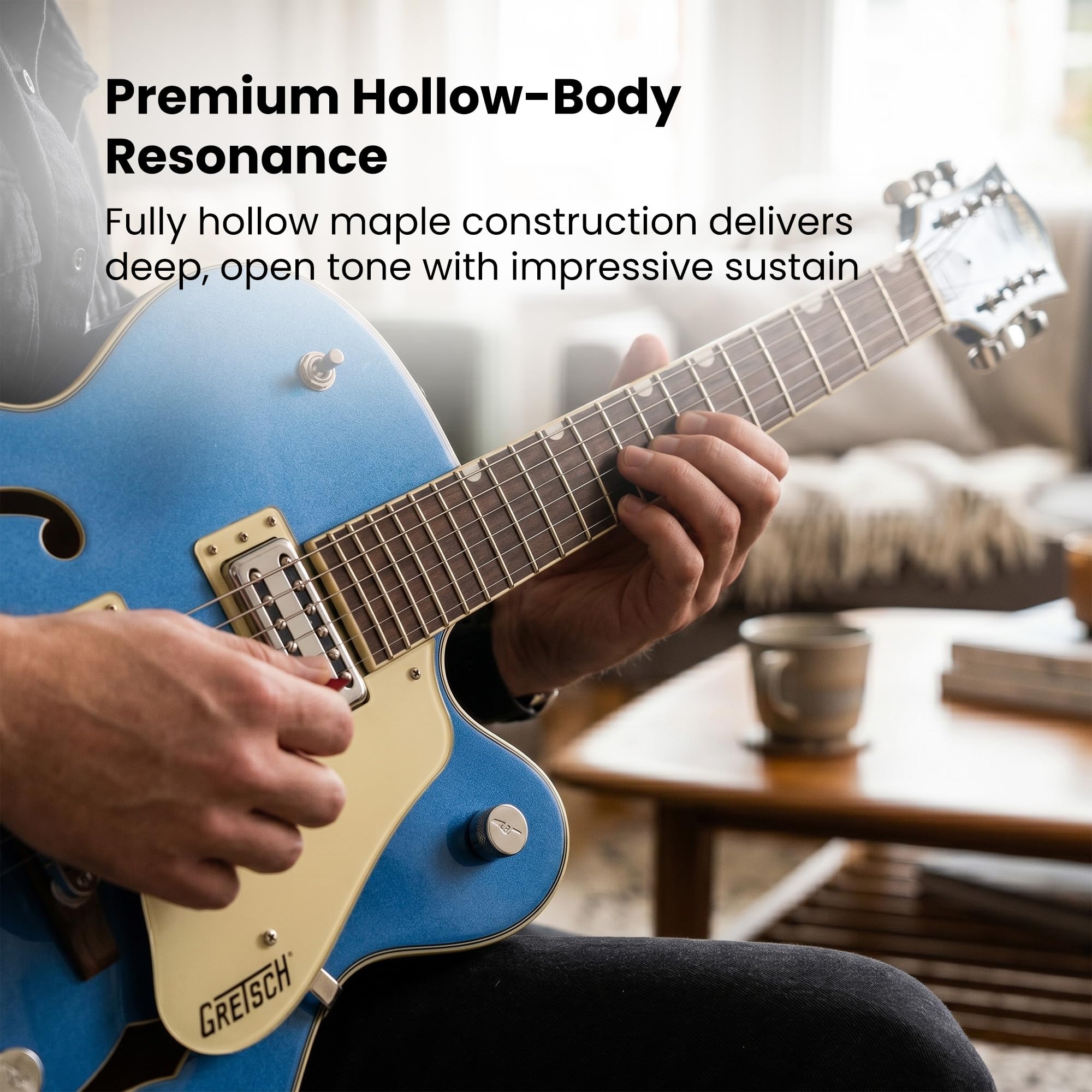 Gretsch G2420T Streamliner Hollow Body with Bigsby Fairlane Blue - Halbakustik Gitarre