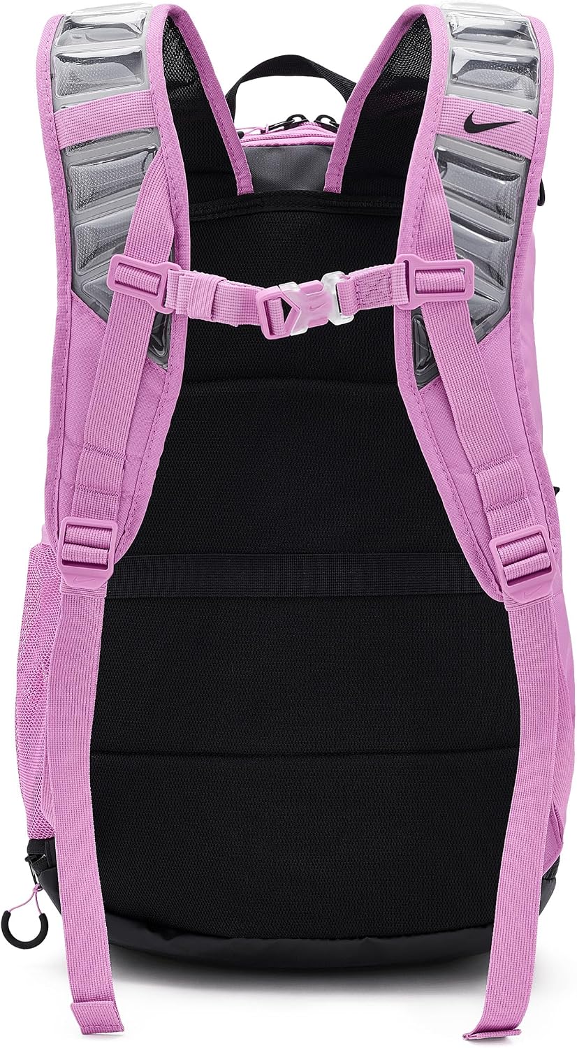 Nike, Unisex, Varsity Elite Backpack (32L), Light Magenta/Black/Light Photo Blue, One Size