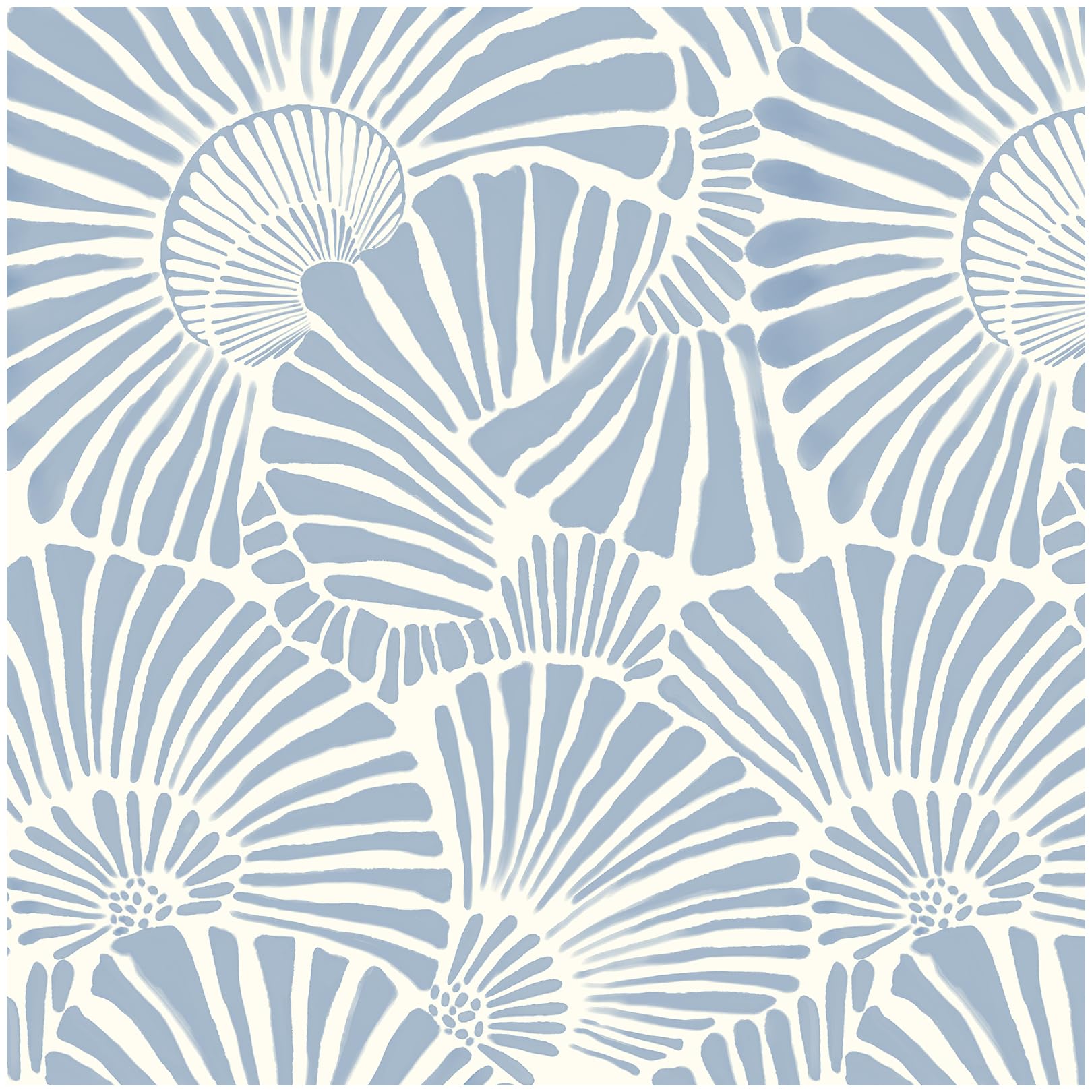 White and Blue Wallpaper Peel and Stick Wallpaper Boho 17.3"×78.8" Modern Wall Paper Removable Self Adhesive Wallpaper for Bedroom Blue Contact Paper for Cabinets Drawers Shelf Home Decor Vinyl Film