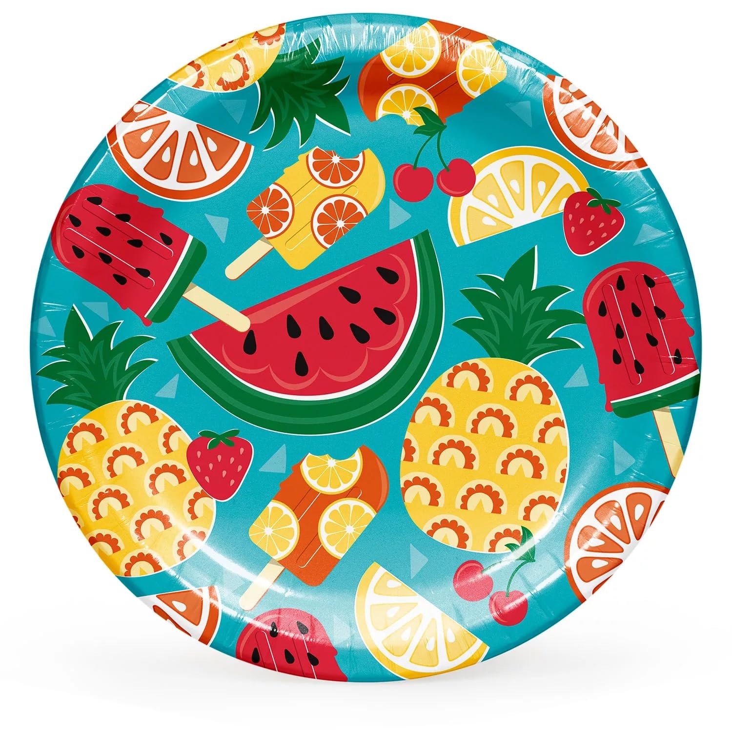 Summer Treats Paper Plates, 10" (85 Count)