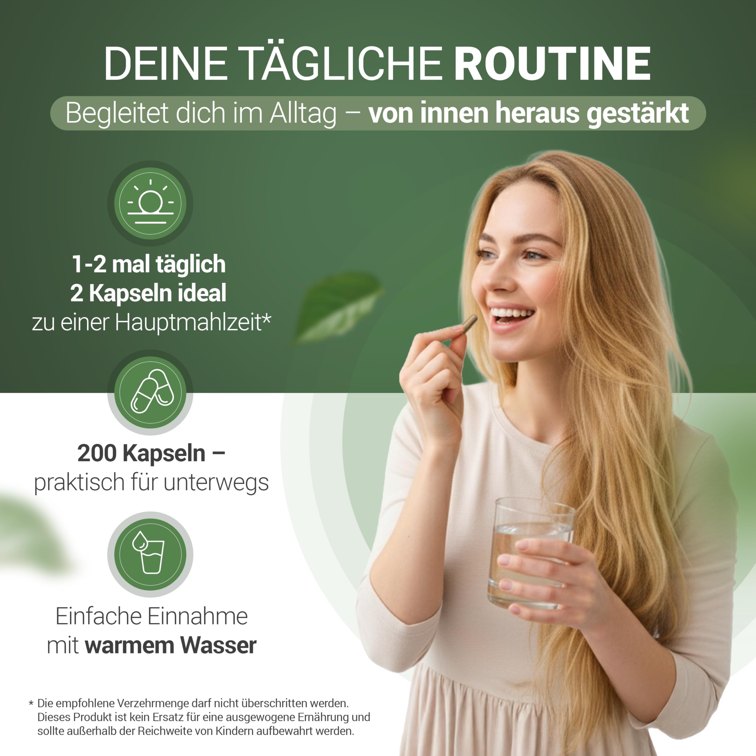 200 Kapseln - Mit Vitamin C - Unterstützung von Blutgefäßen, Immunsystem & Schutz vor Stress - Nach tibetischer Rezeptur mit Kräutern & Mineralien - Vegan, hergestellt in der Schweiz